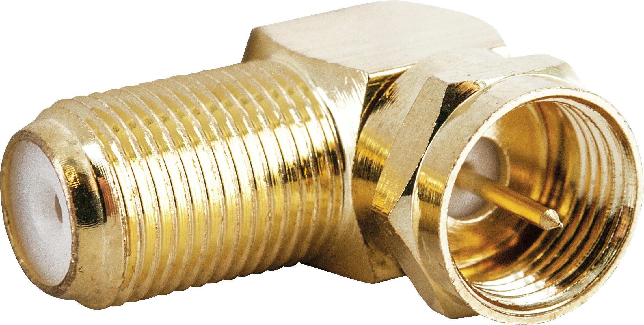F-Winkeladapter GOWAD8321 - F-Stecker > F-Buchse