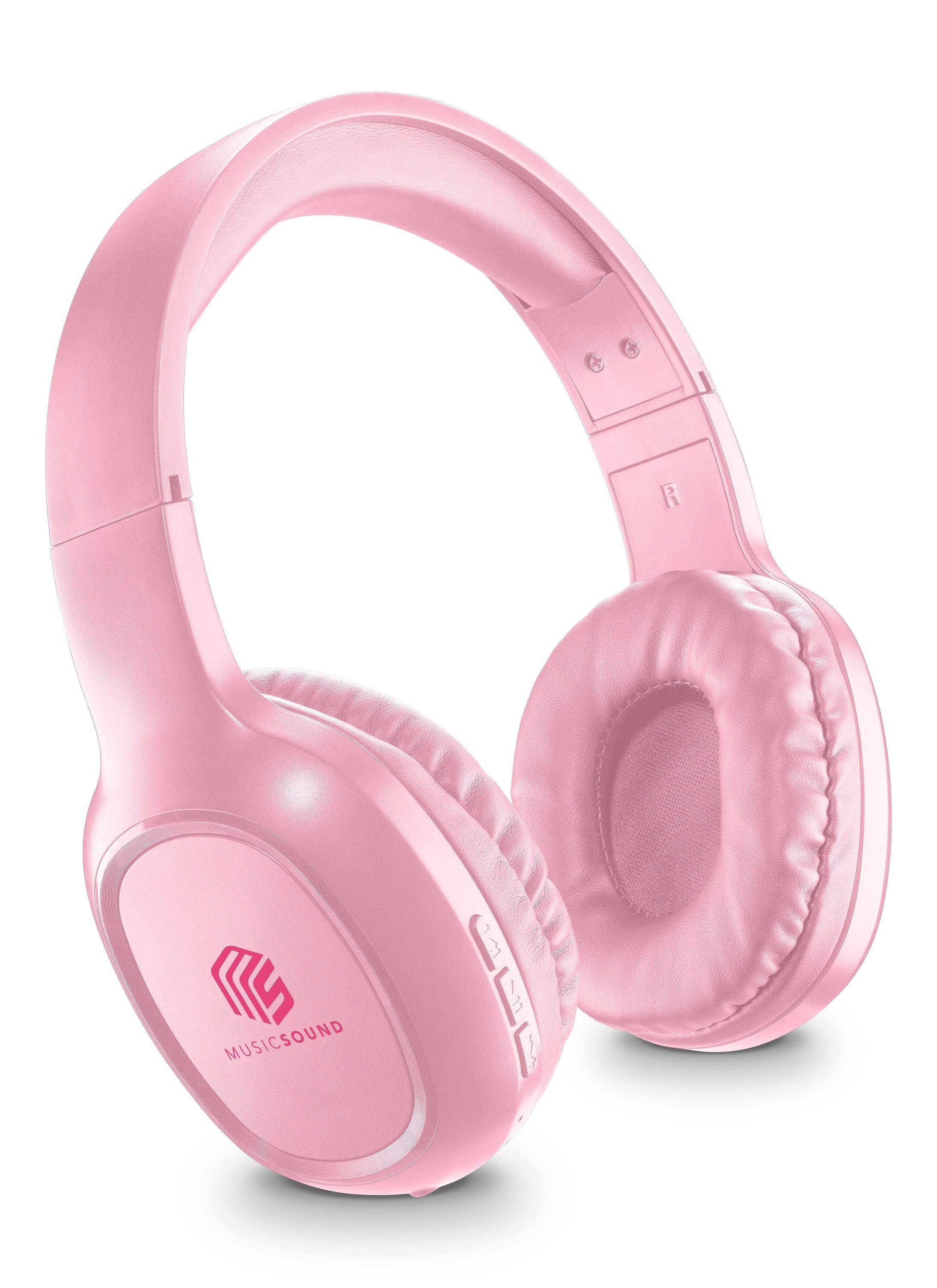 Music & Sound Bluetooth Headphone BASIC Pink (60616) Over-Ear Kopfhörer