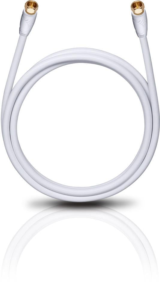 Easy Connect Antenna F, 4m weiß Antennenkabel