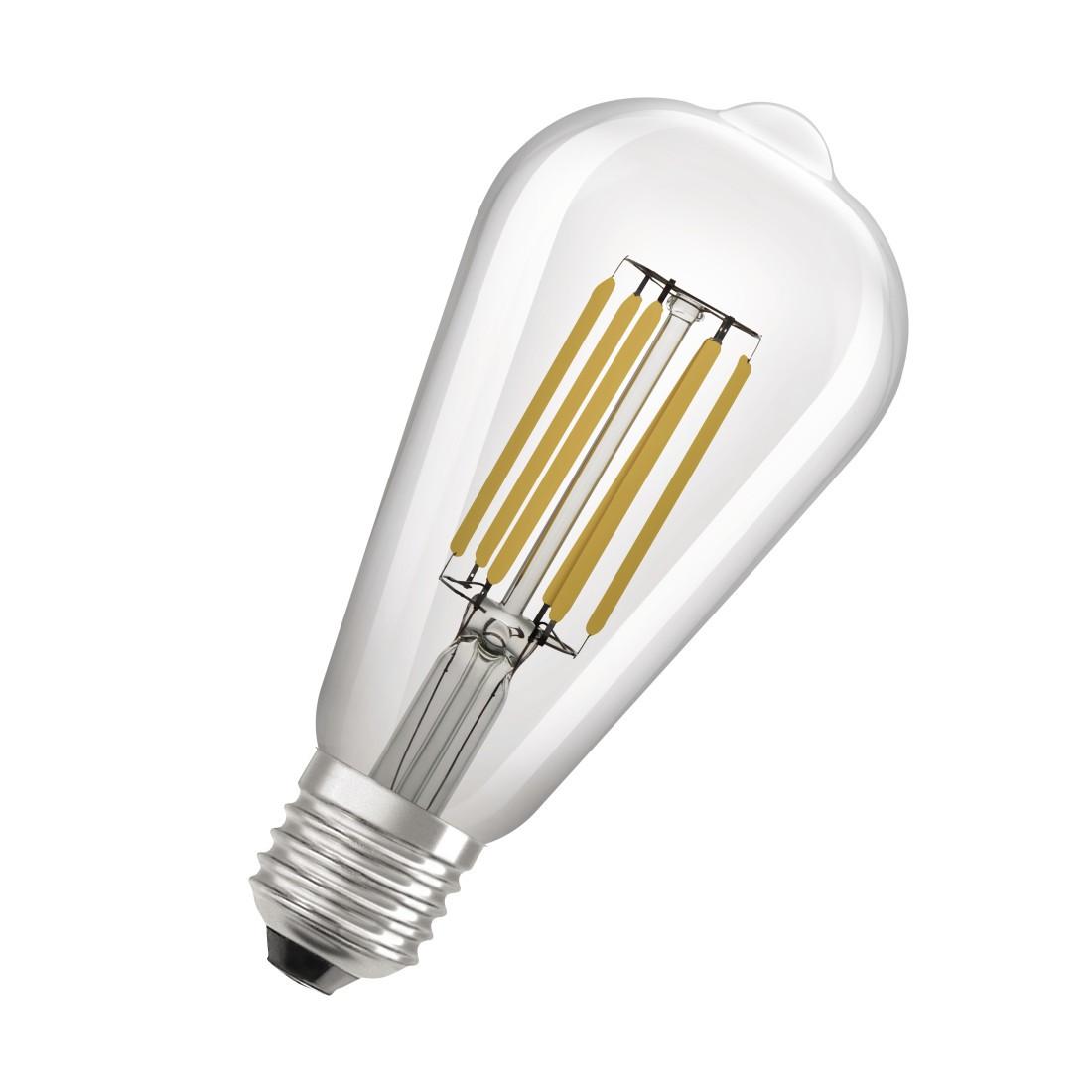LED-Lampe "ELL A 60", Edison, 4W, E27, nicht dimmbar, Klar (00220337)