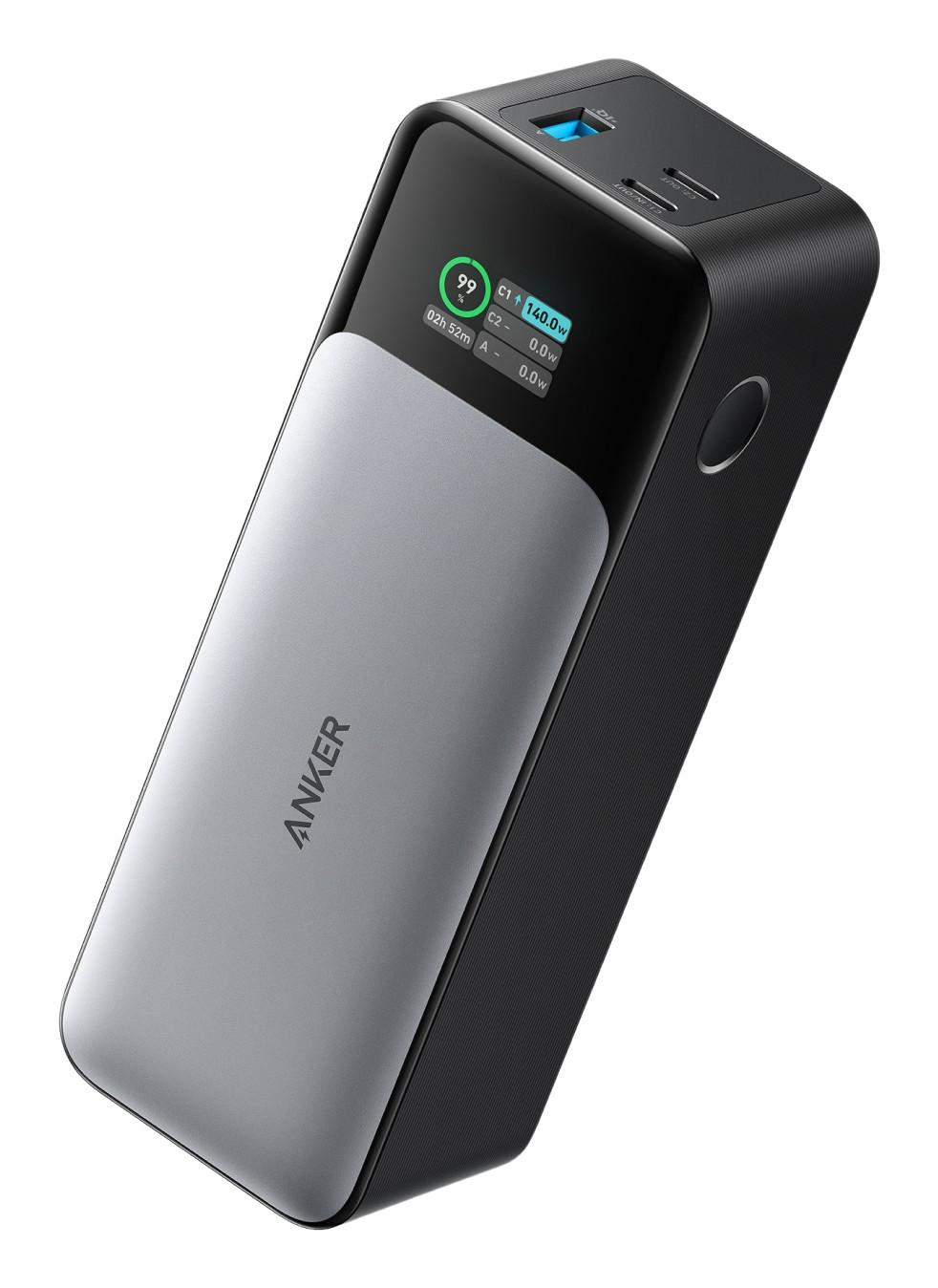 737 PowerCore Powerbank (24,000mAh, 140W), Schwarz/Grau