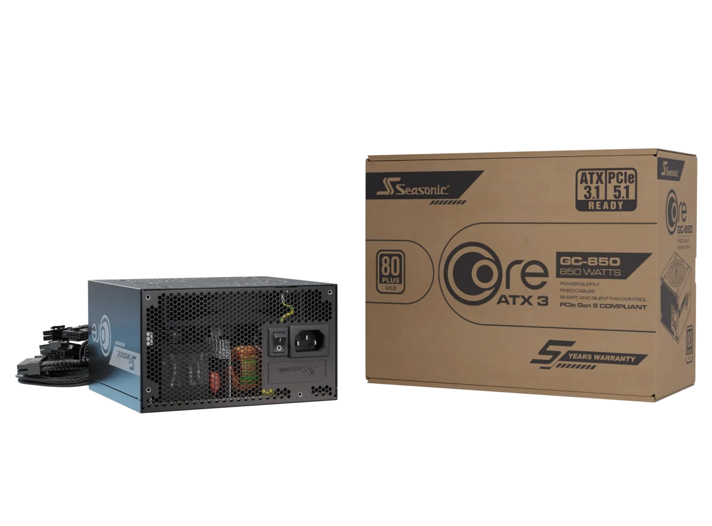 850W CORE GC-850 ATX 3.1 (80+Gold)