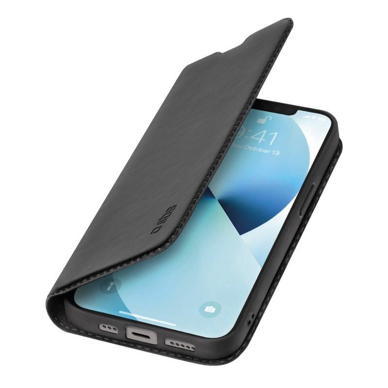 Bookcase Wallet Lite-Hülle für iPhone 14, Schwarz
