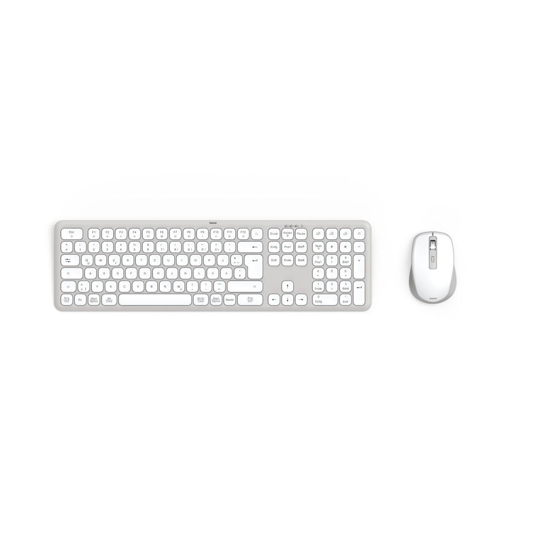 Multi-Device-Tastatur-Maus-Set "WKM-550", kabellos, Funk/BT, WS, QWERTZ DE (00173066)