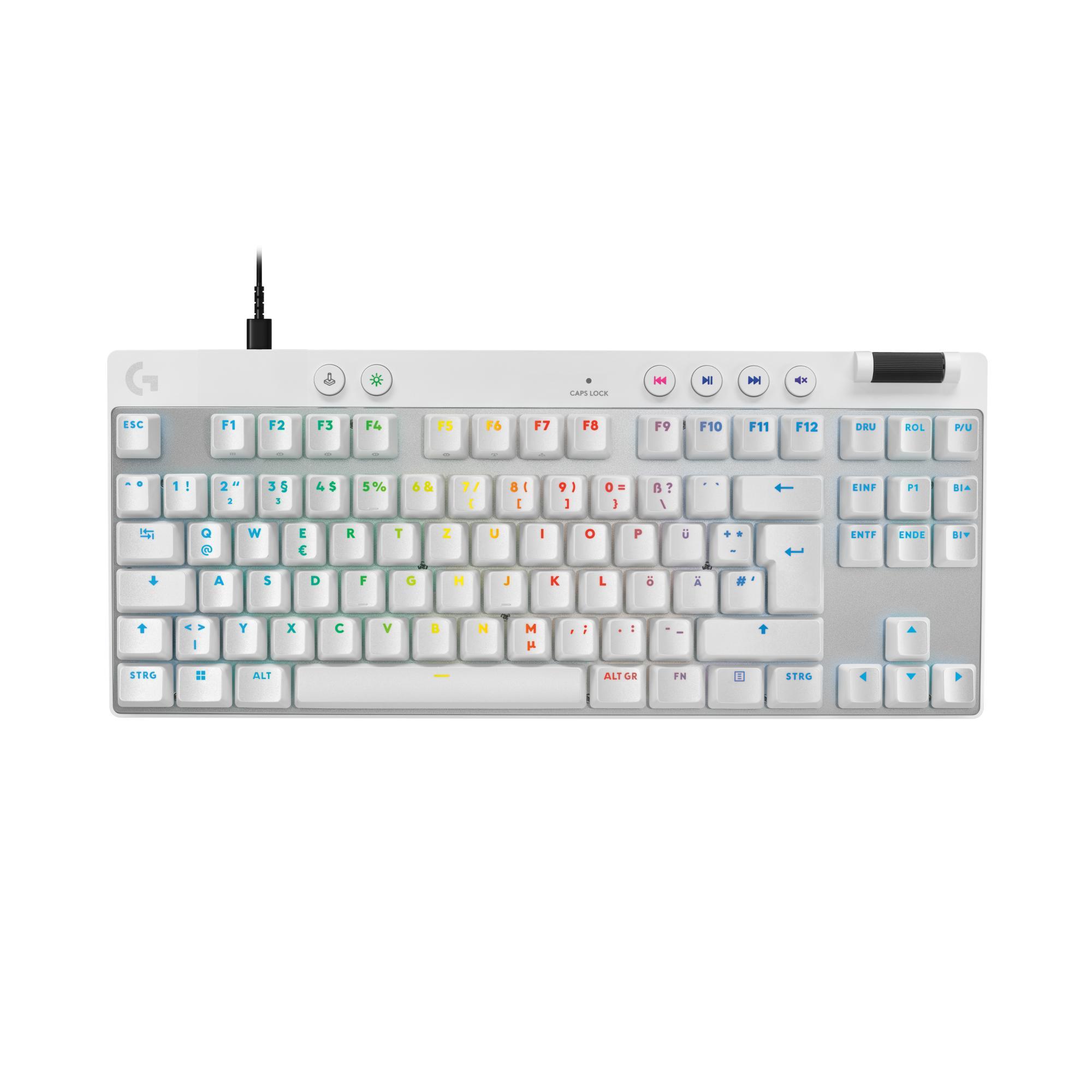 PRO X TKL RAPID Gaming-Tastatur, Weiß