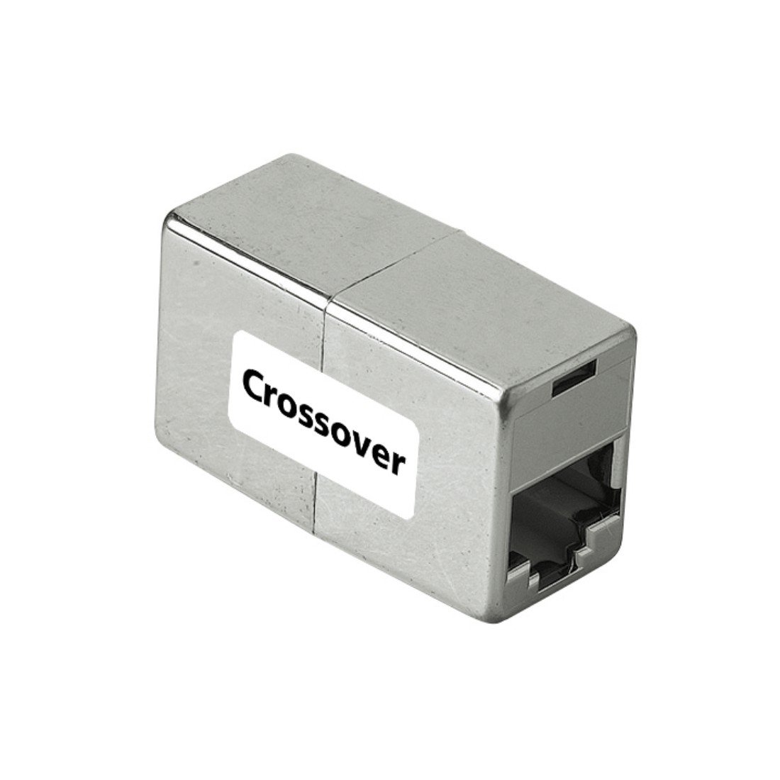 CAT5e-Netzwerkadapter "Cross-Over", 2x Modular 8p8c (RJ45)-Kupplung (00042055)