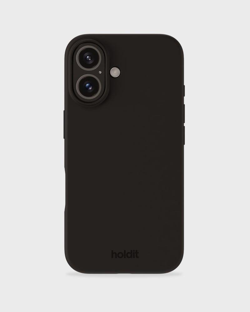 Silicone Case iPhone 16, black Handyhülle