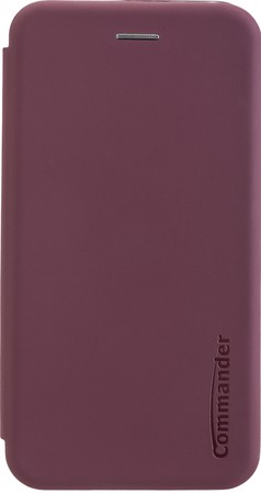 Book Case CURVE für Samsung Galaxy A6 + Soft Touch Bordeaux