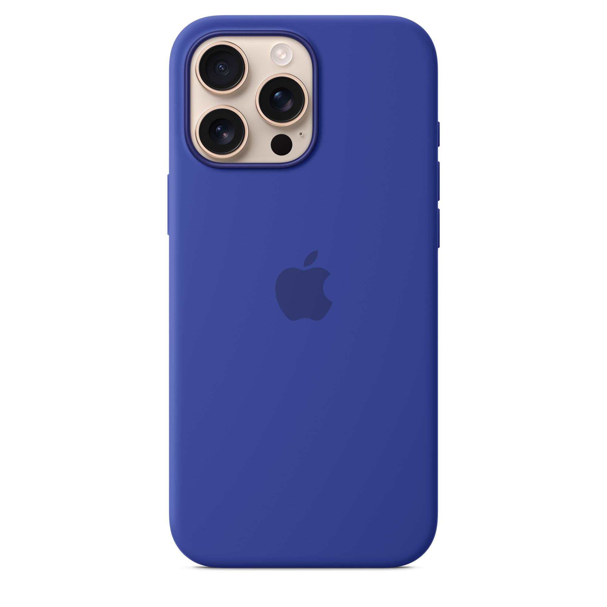 iPhone 16 Pro Max Silikon Case mit MagSafe - Ultramarin