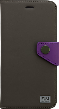 14637 Fun Trend Book Case grau f. Apple iPhone 6 plus