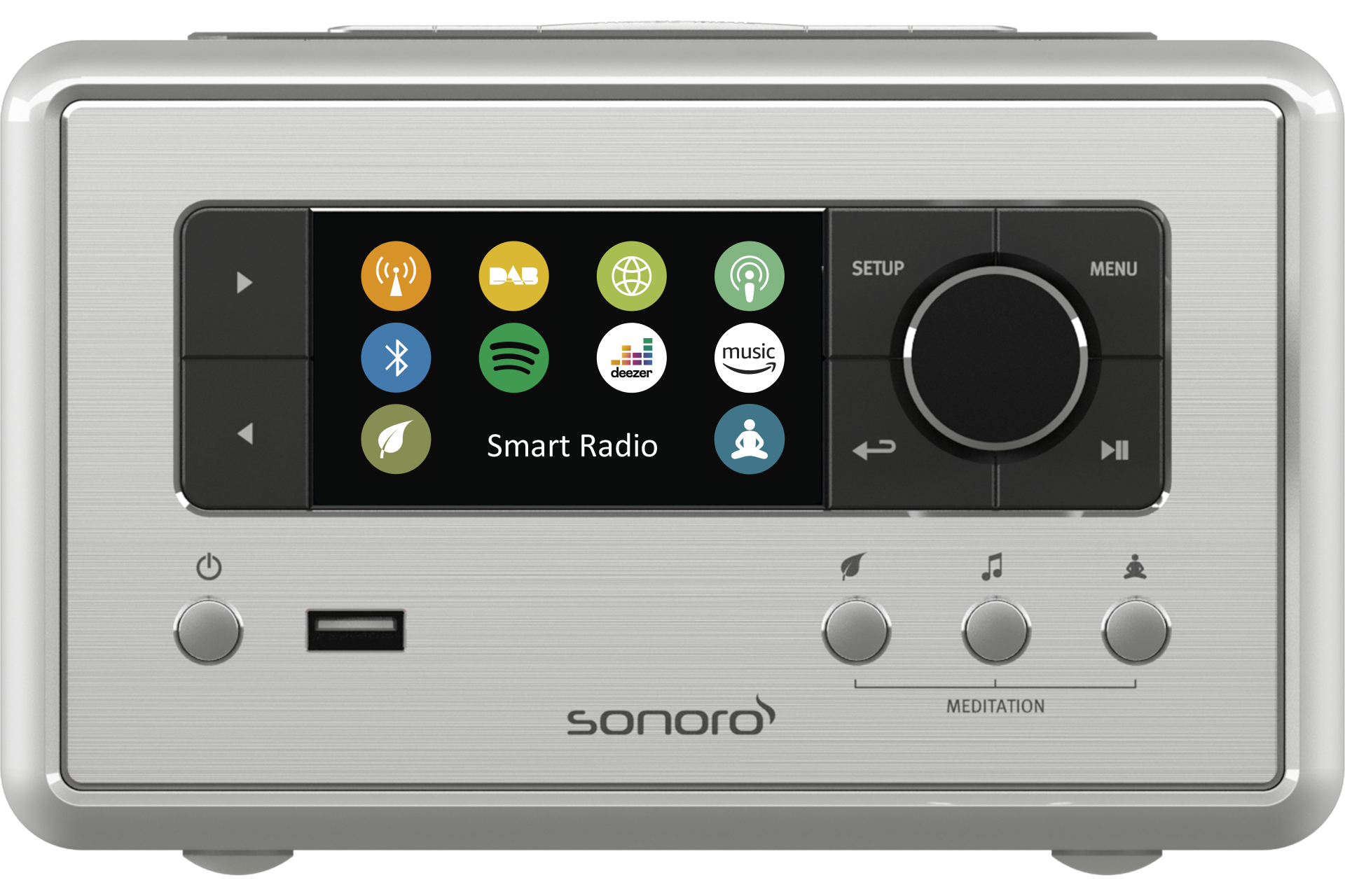 DAB+ Internetradio RELAX SO-8110-100-SI silber