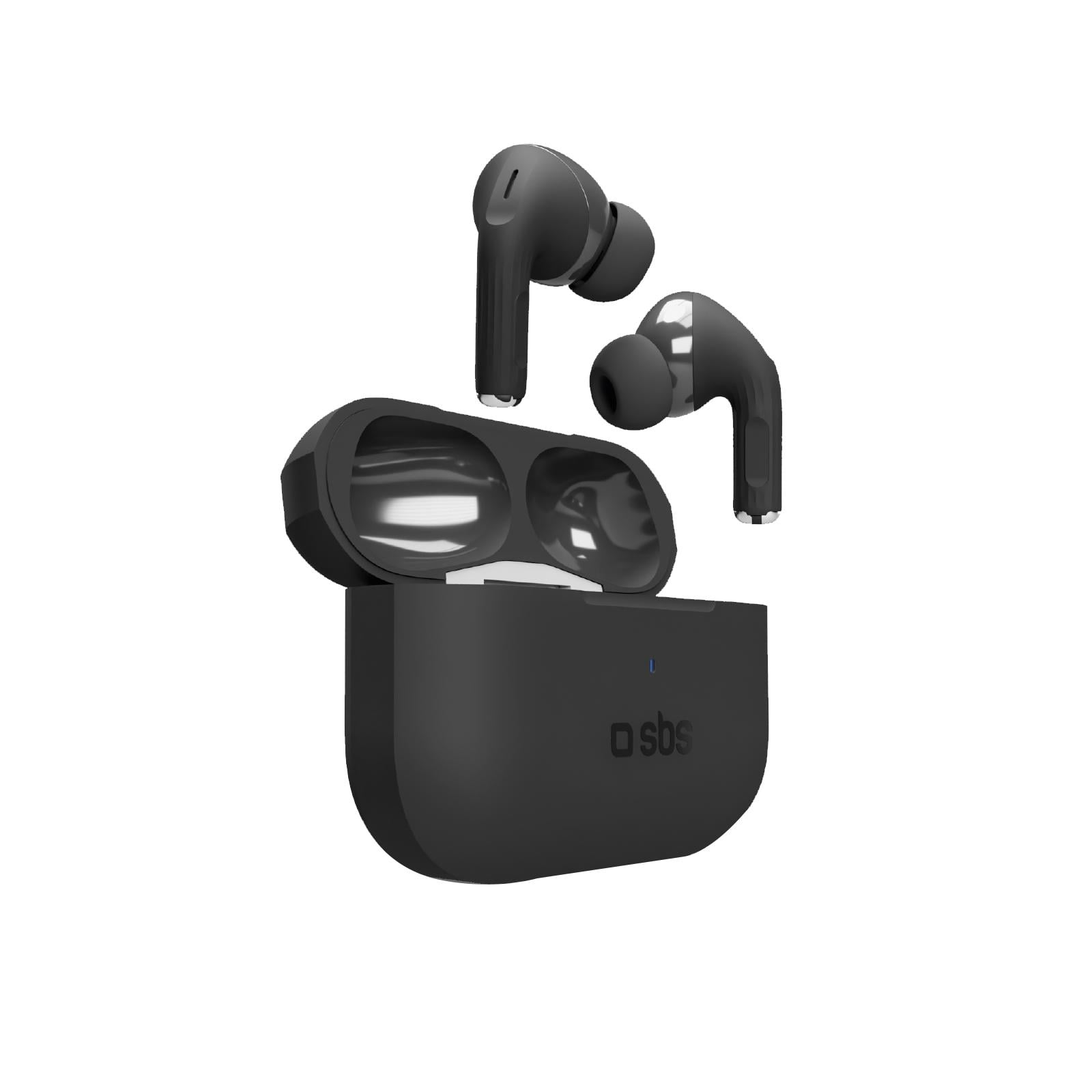 Für kabellose Aufladung geeignete TSW-Ohrhörer, schwarz In-Ear Kopfhörer