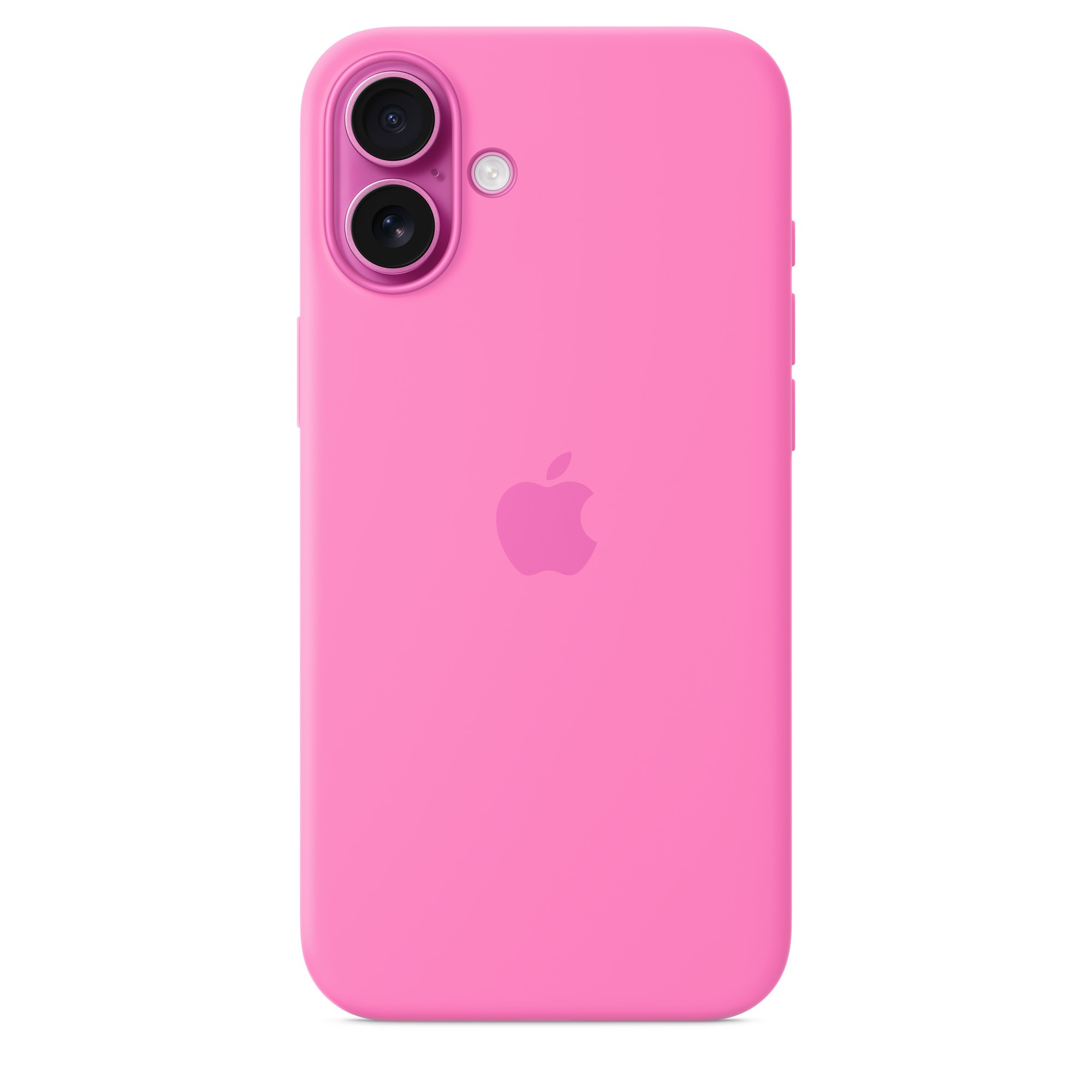 iPhone 16 Plus Silikon Case mit MagSafe - Pfingstrose