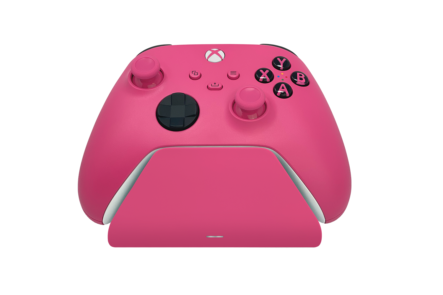Universal Quick Charging Stand for Xbox - Deep Pink