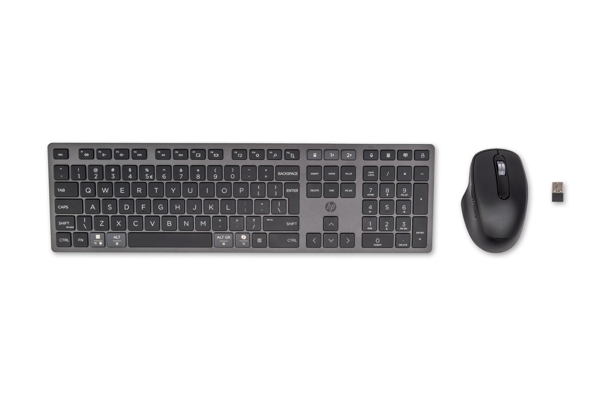 720 Kombo mit wiederaufladbarer kabelloser Tastatur und Maus für mehrere Geräte