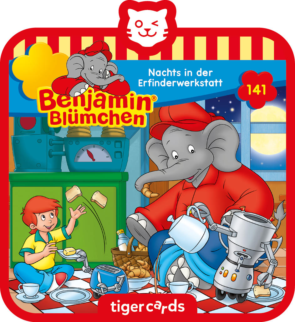 tigercard Benjamin Blümchen – Nachts in der Erfinderwerkstatt