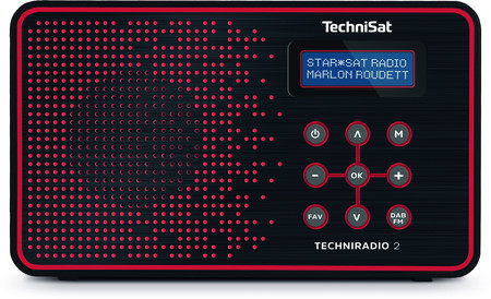 TECHNIRADIO 2 schwarz/rot DAB Radio