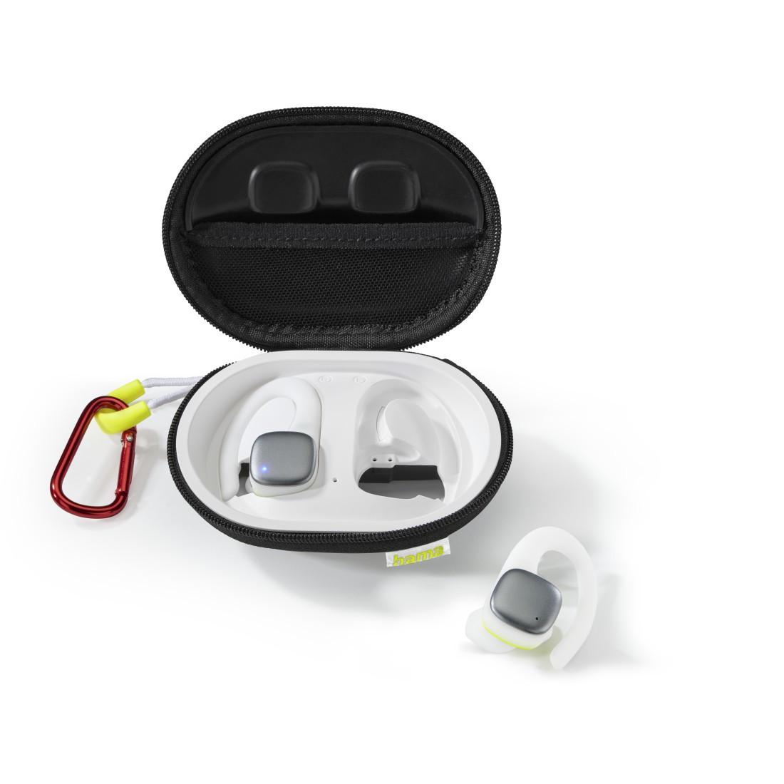 Bluetooth®-Kopfhörer "Spirit Athletics", True Wireless, Ohrbügel, Weiß/Gelb (00184115)