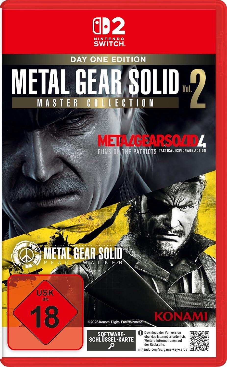 Metal Gear Solid Master Collection 2 (Day One Edition) (Key Card) Nintendo Switch 2-Spiel