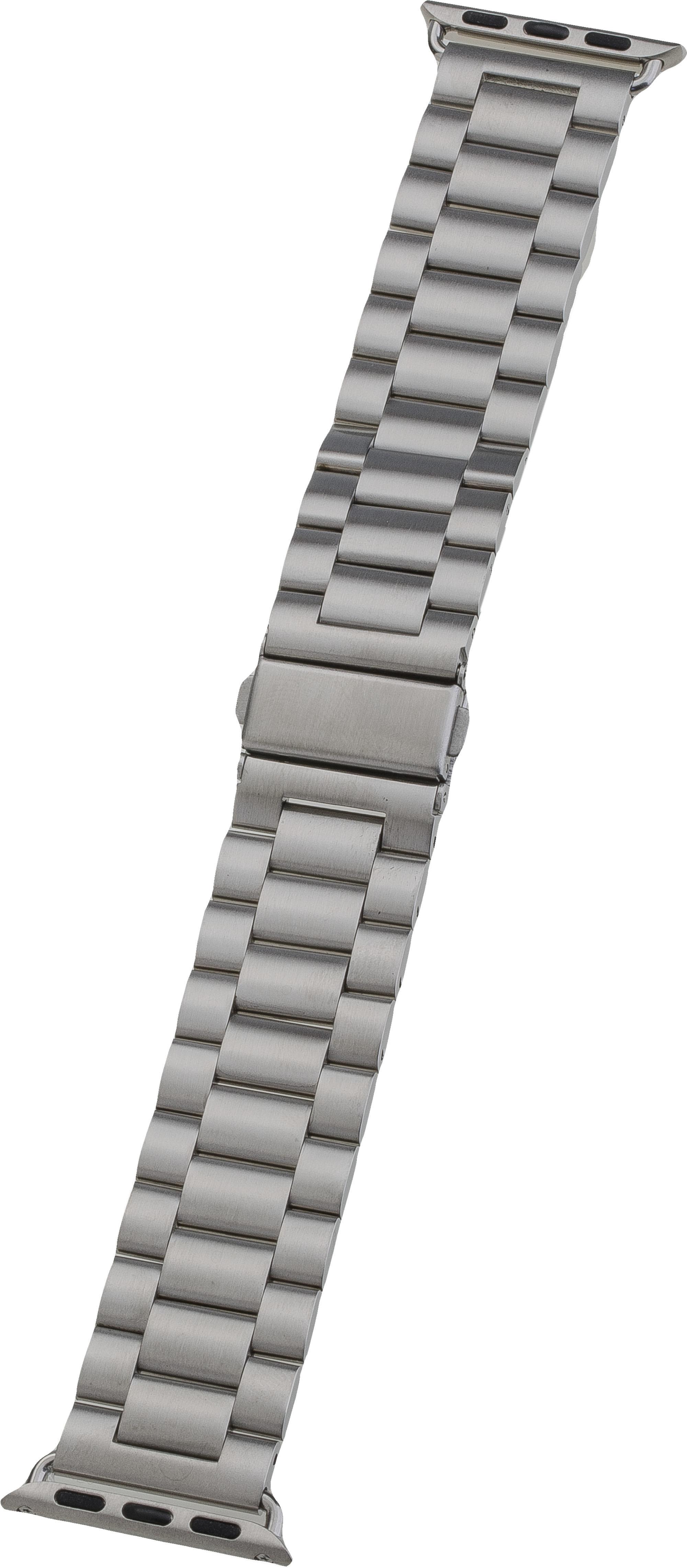Watch Band für Apple Watch 40mm (Series 4 / 5 / 6 / 7) 38mm (Series 1/ 2/ 3) Stainless Silver (17296)