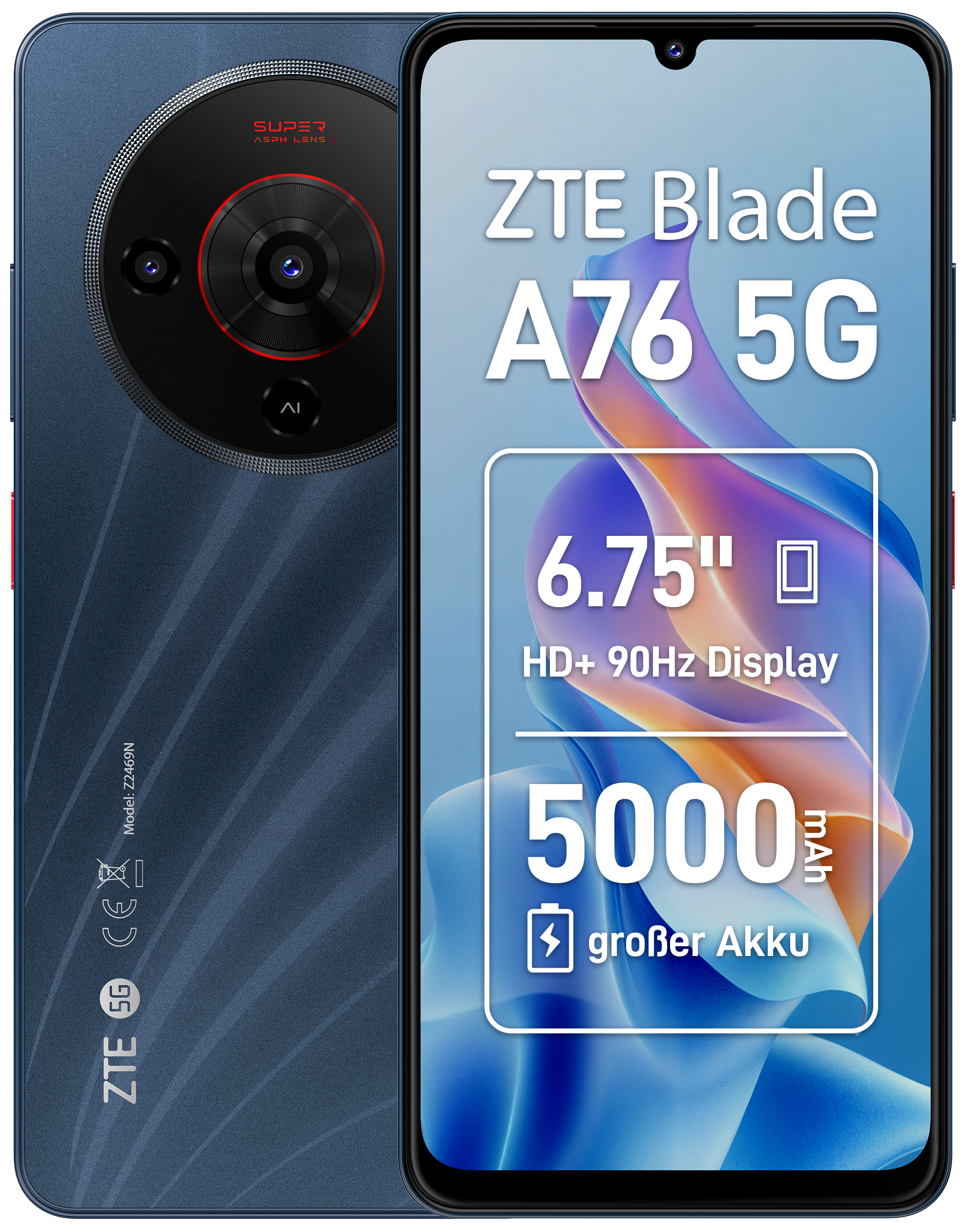 Blade A76 5G 128GB Black Smartphone