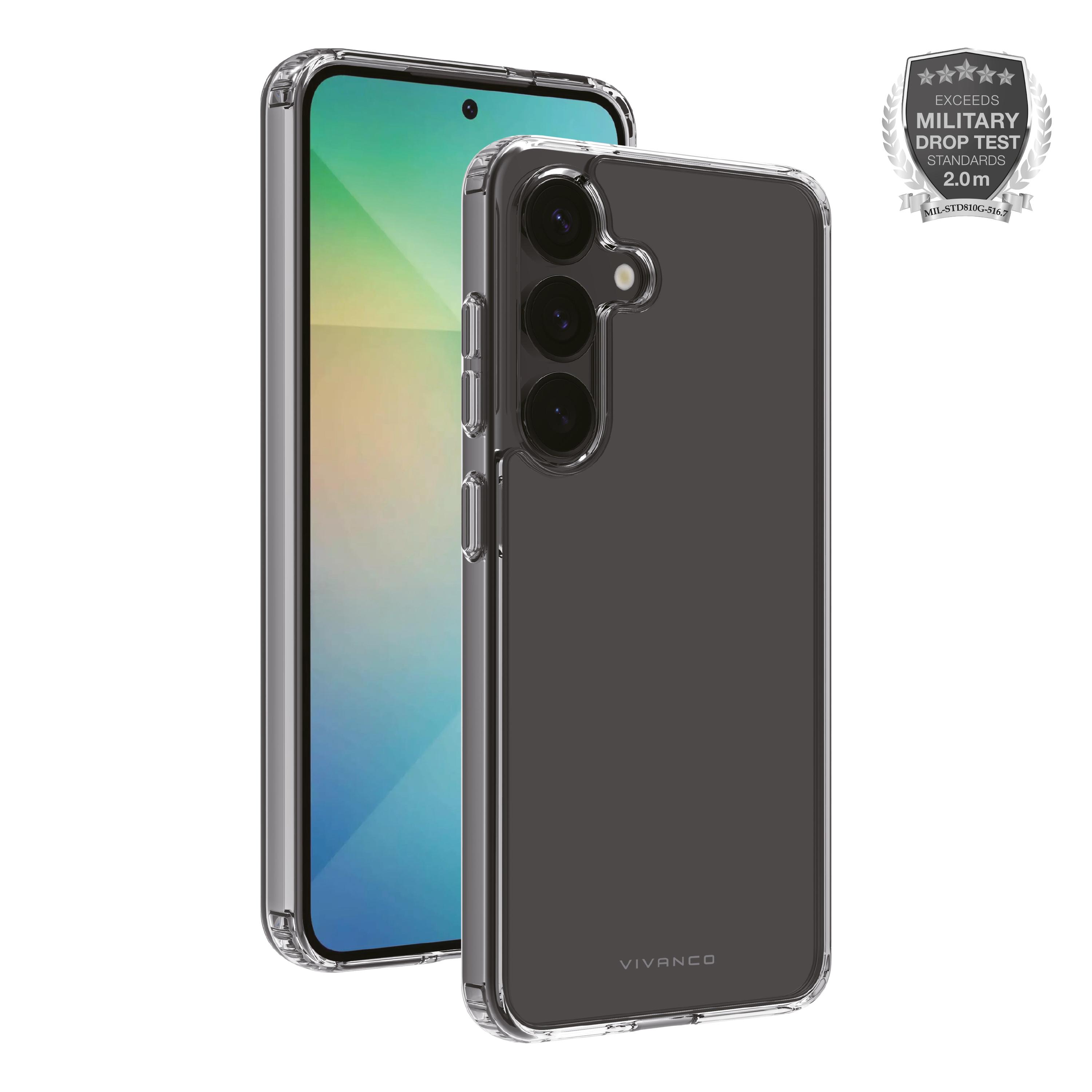 Safe and Steady, Anti Shock Cover für Galaxy S25, 2m Drop-Protection (64481)