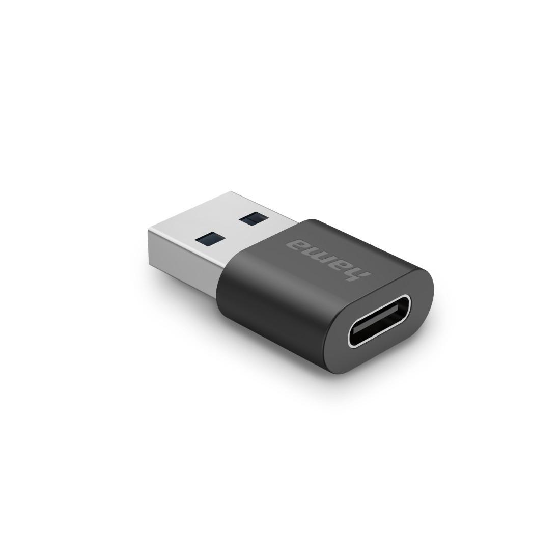 USB-Adapter, USB-A-Stecker - USB-C-Buchse, USB 3.2 Gen2, 10 Gbit/s (00200357)