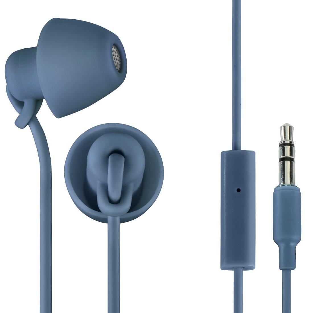 EAR3008OBL Kopfhörer "Piccolino", In-Ear, Mikrofon, ultraleicht, Blau (00132638)