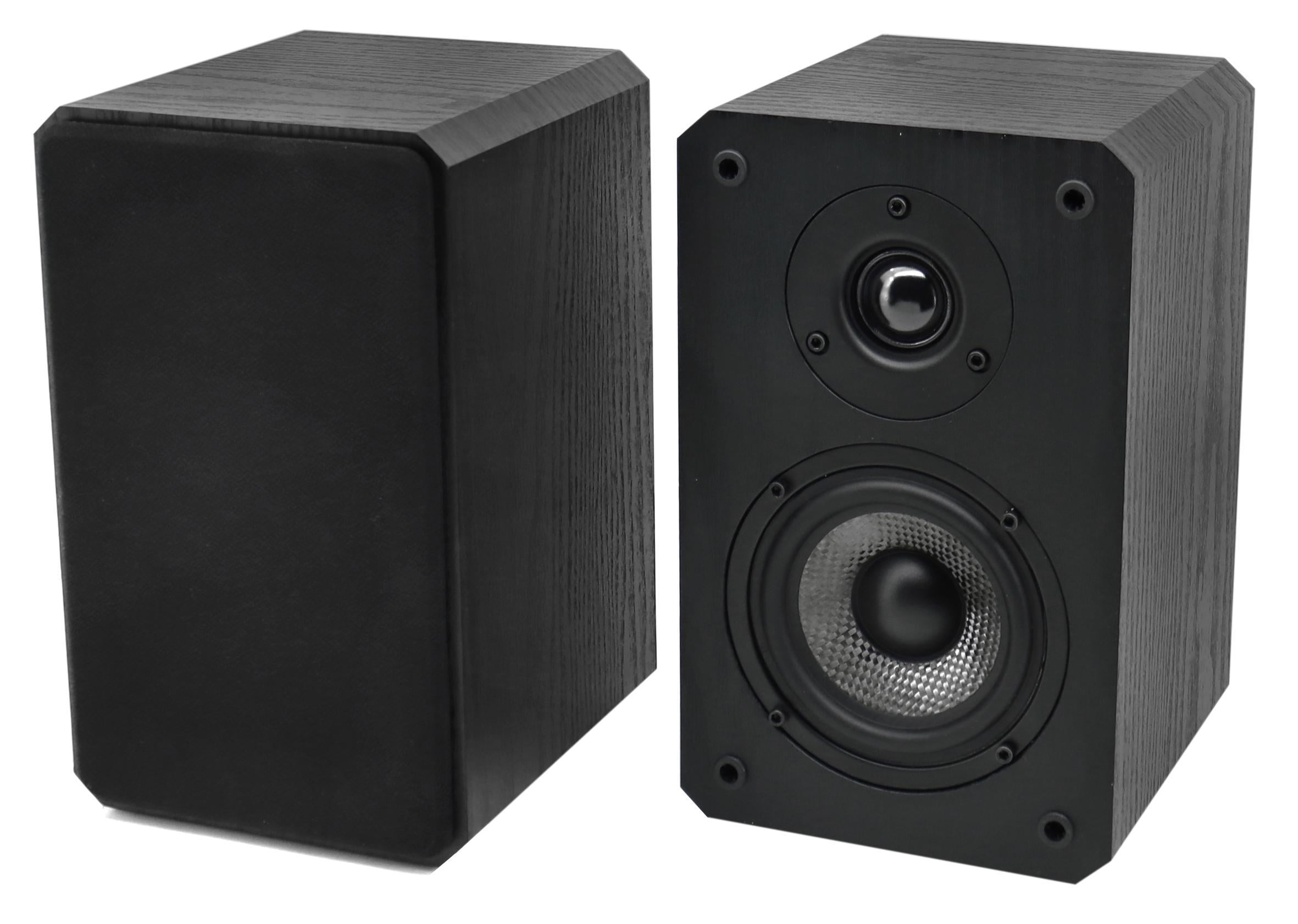 LS5050SW Schwarz Regal-Lautsprecher