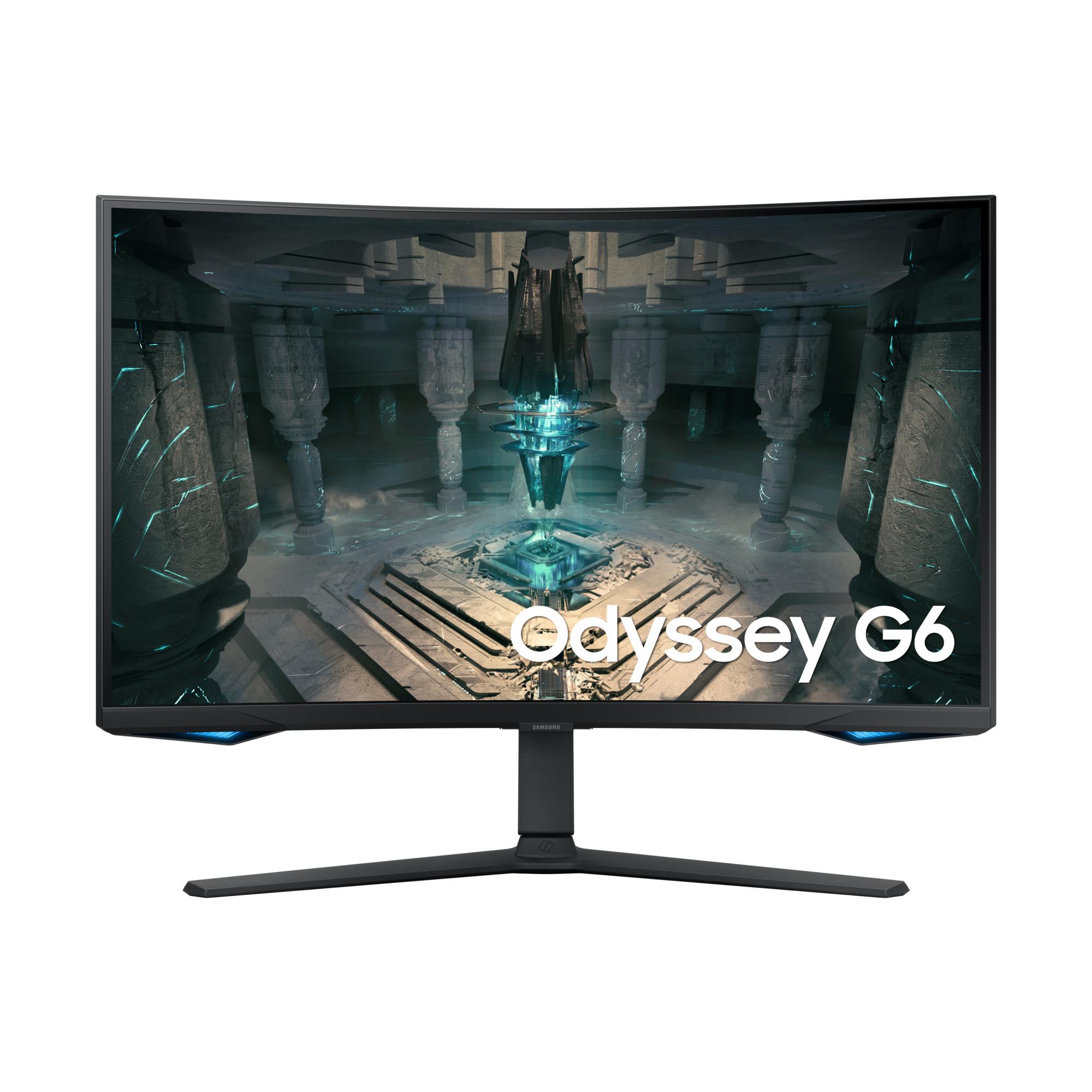 Gaming-Monitor Odyssey Smart G6 G65B, Schwarz, 32 Zoll, WQHD, VA, 240 Hz, 1 ms