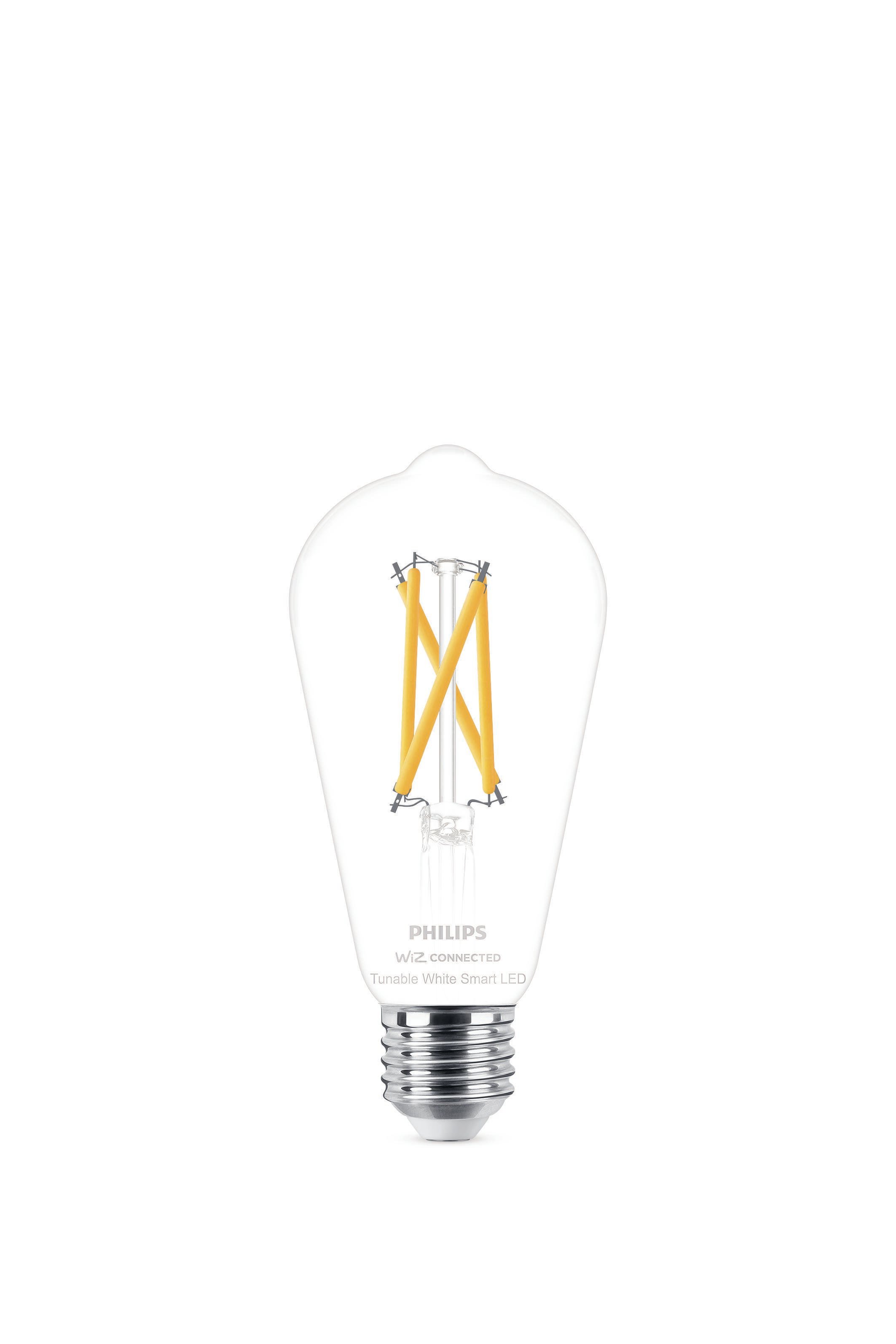 Smart LED 60 Watt Filament Transparent ST64 E27
