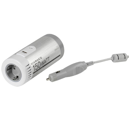 Fahrzeugspannungswandler mit USB Ladefunktion, 12V/230V, 150W (35990)
