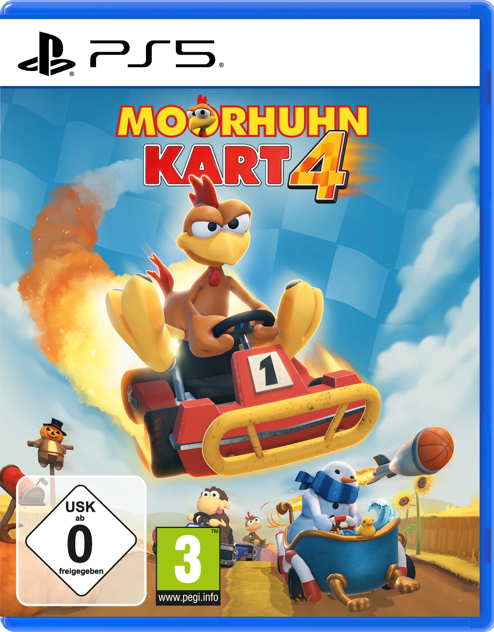 Moorhuhn Kart 4 PS5-Spiel