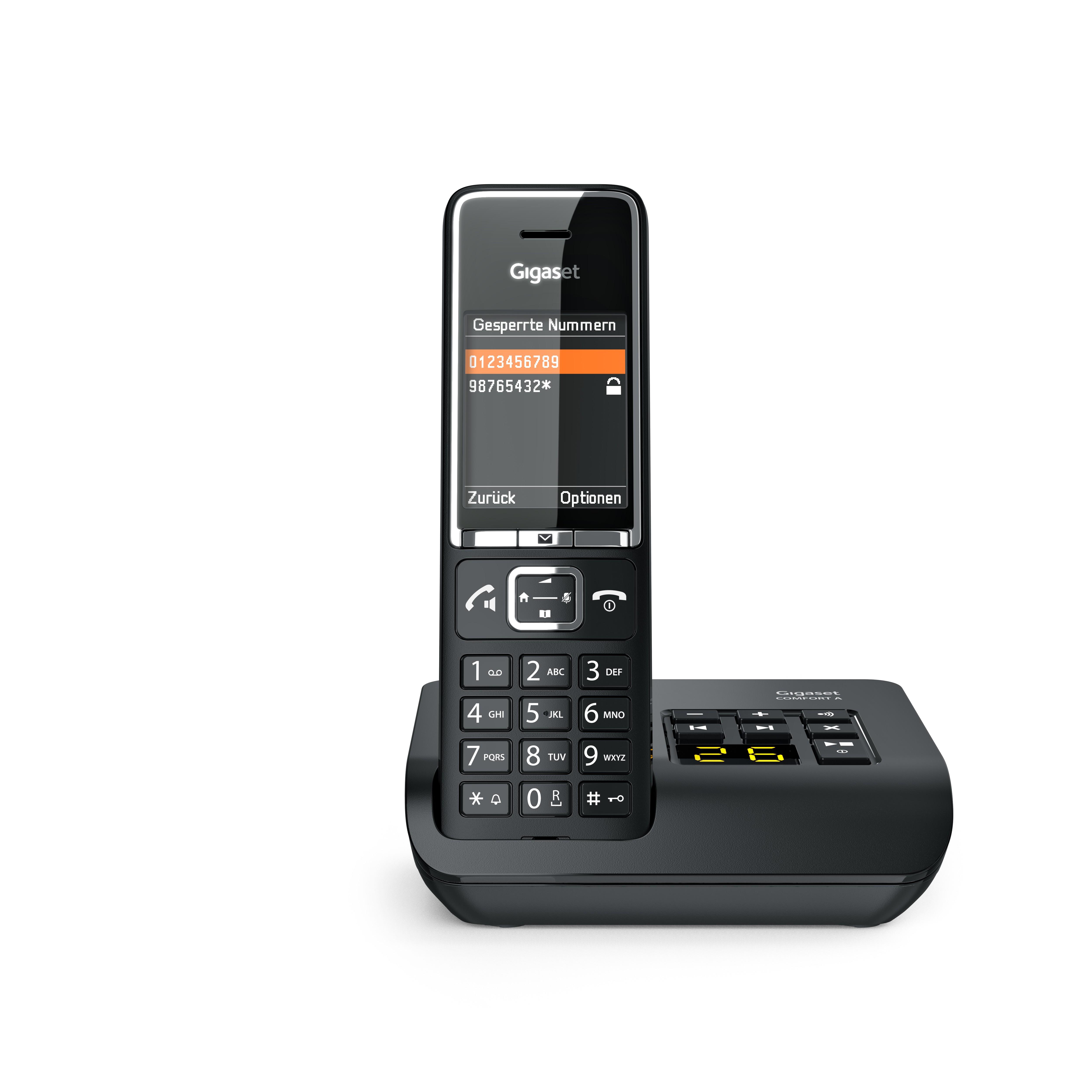 COMFORT 550A schwarz Schnurloses Telefon