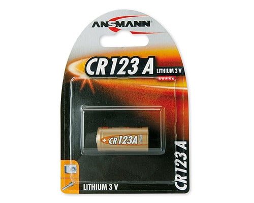 CR123A, 1er Blister Batterie