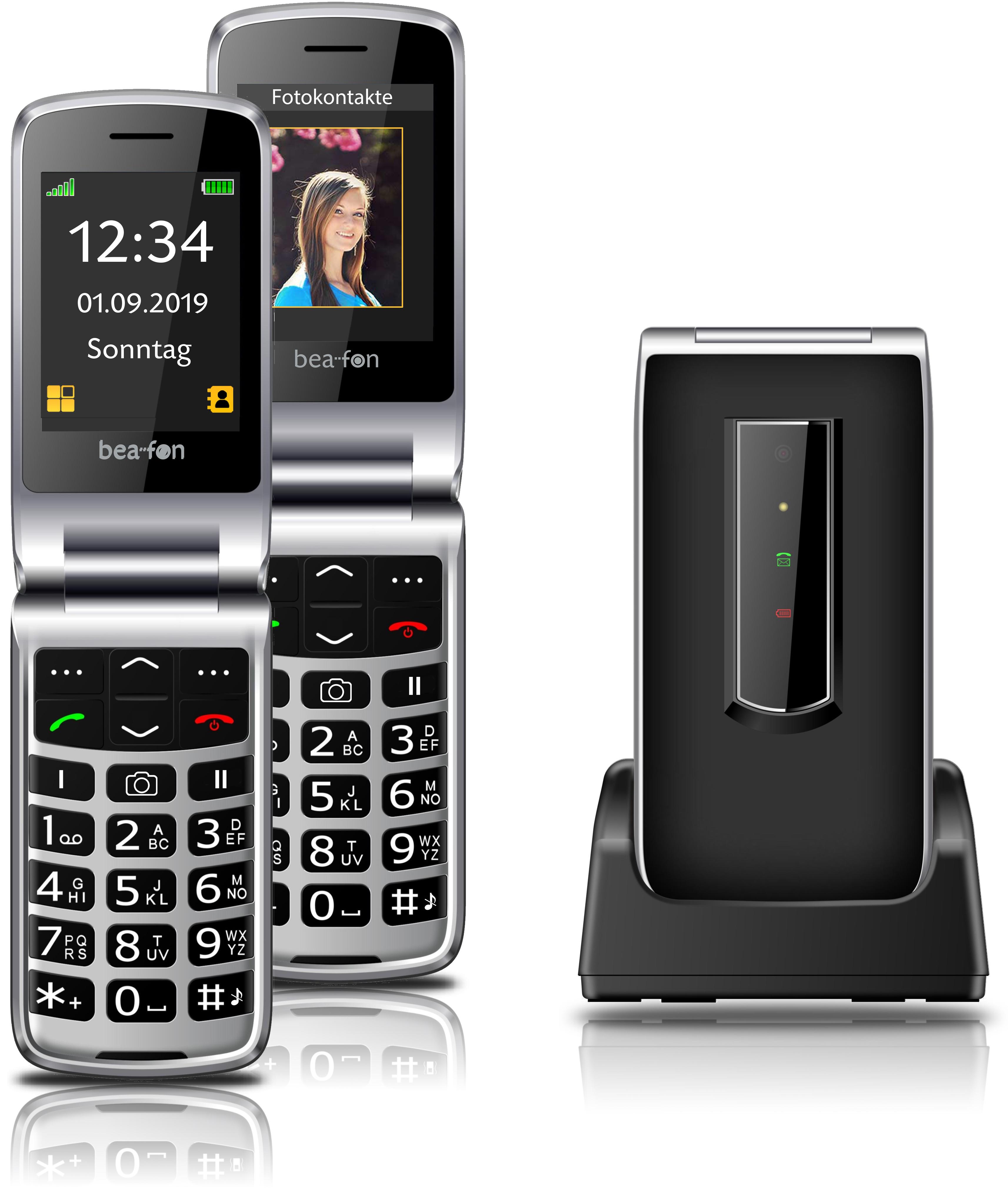 SL 495 schwarz-silber Handy