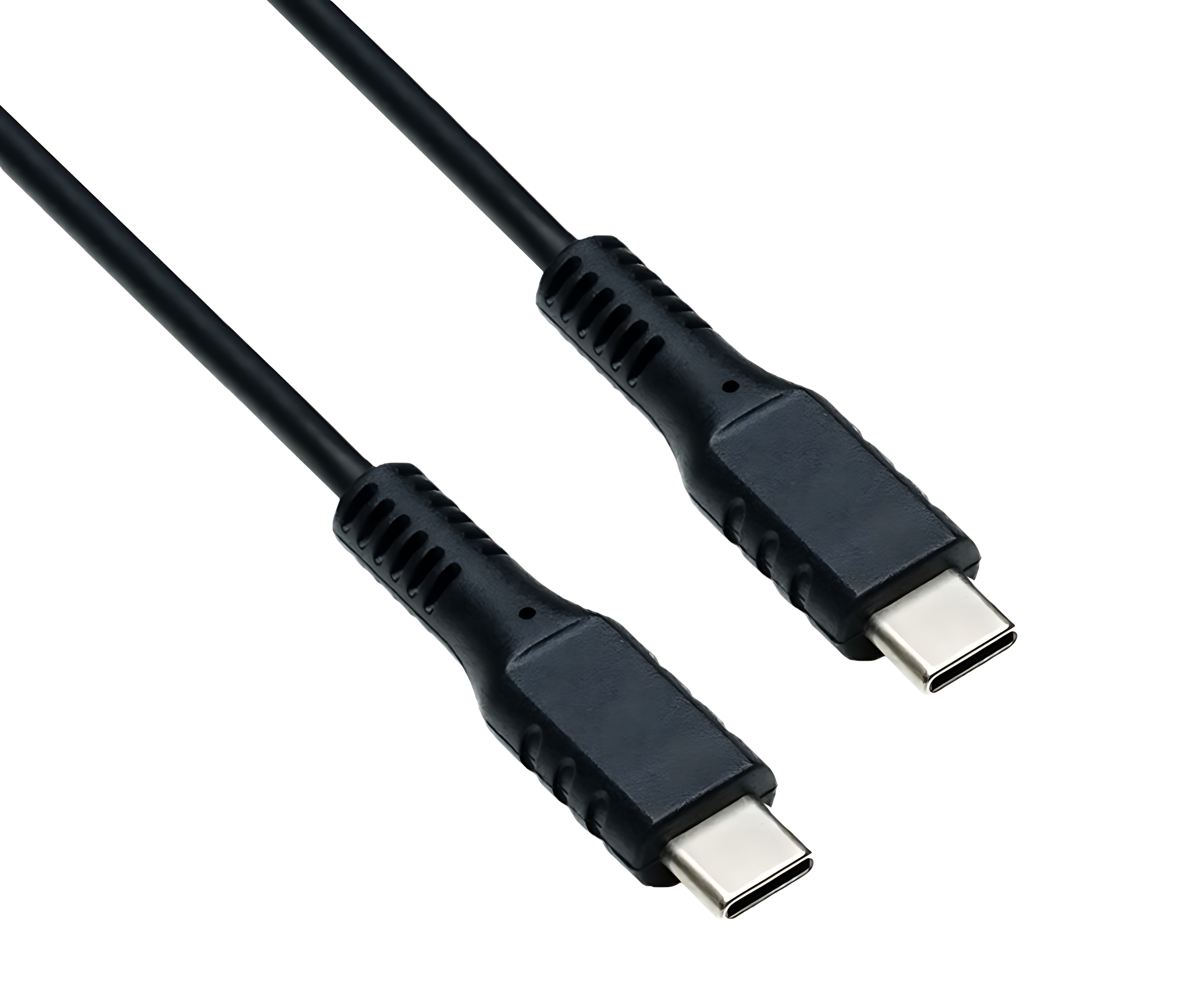 USB Typ C auf C Ladekabel, 2x USB Typ C Stecker, 60W, schwarz, 3m