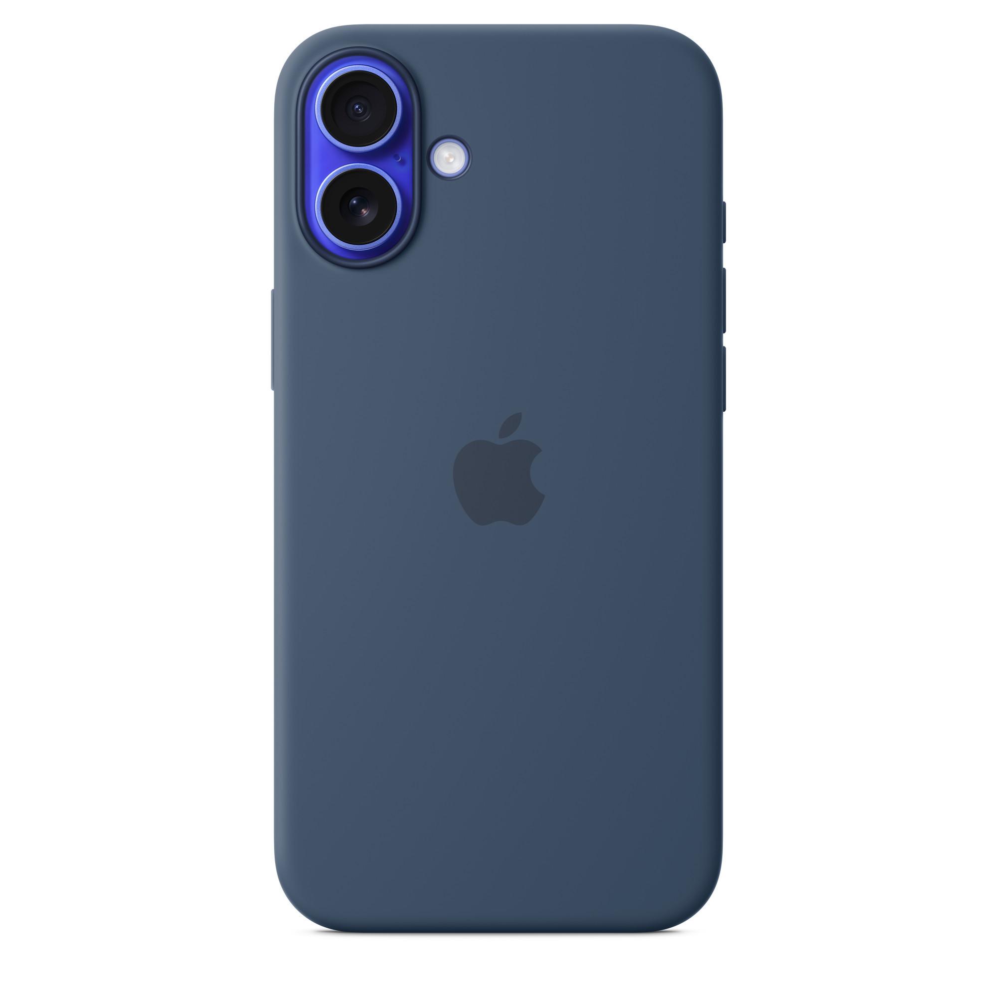 iPhone 16 Plus Silikon Case mit MagSafe - Denim
