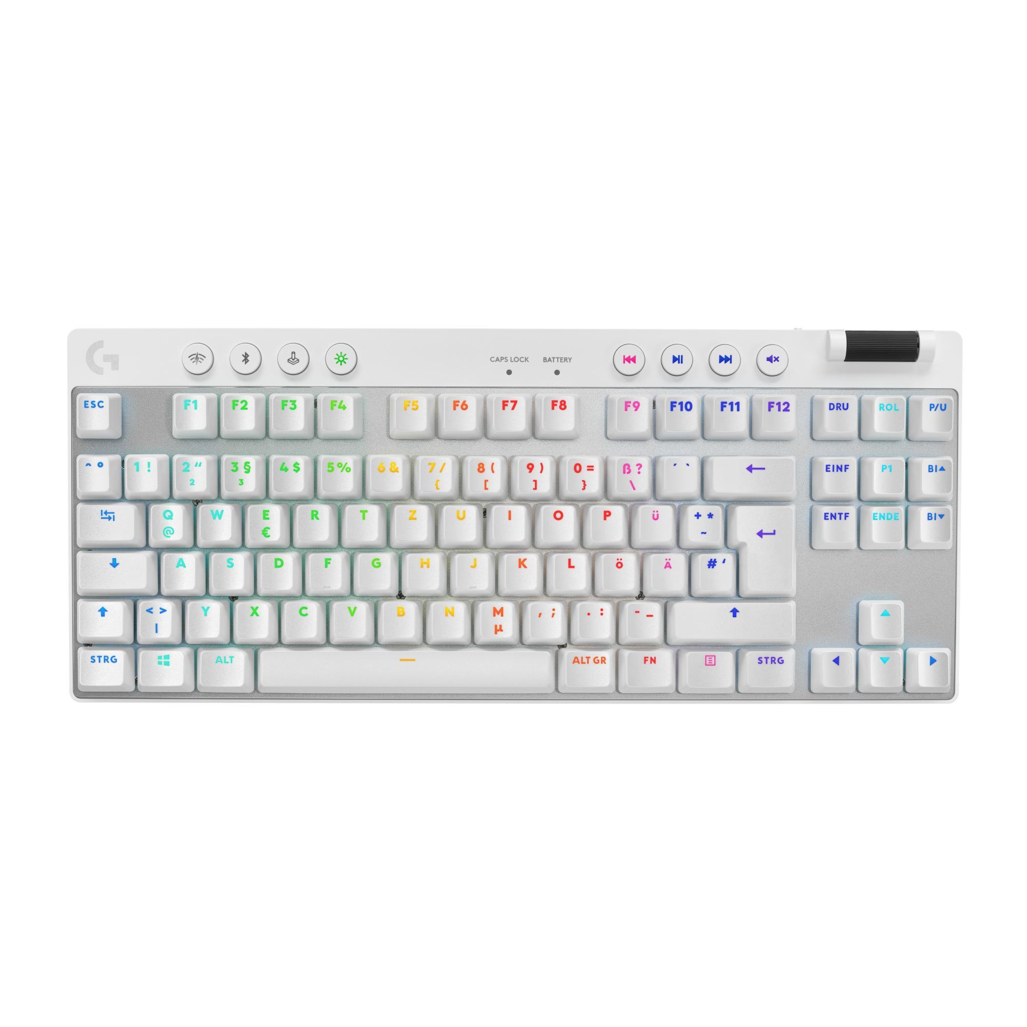 PRO X TKL LIGHTSPEED Gaming-Tastatur, Weiß