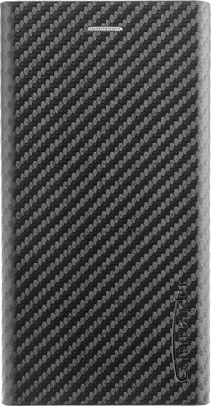 Book Case SMART für iPhone 6 Plus / 7 Plus / 8 Plus carbon schwarz