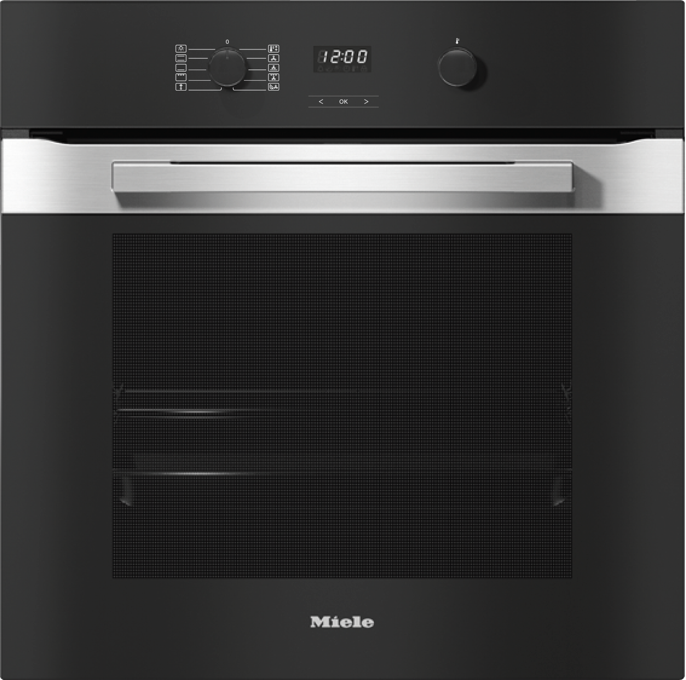 H 2860 B Edelstahl/CleanSteel Einbaubackofen
