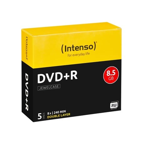DVD+R 8.5GB, 8X, 5er Jewelcase Double Layer DVD-Rohlinge