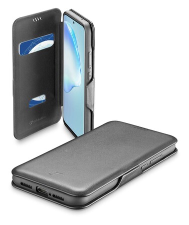 BOOK Clutch, Buchklapptasche für Samsung Galaxy S20 Plus, schwarz