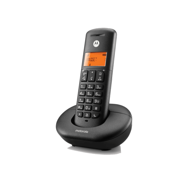E201, Schwarz Schnurloses Telefon