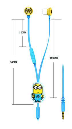 In-Ear Kopfhörer für Kinder HP006DES, Minions