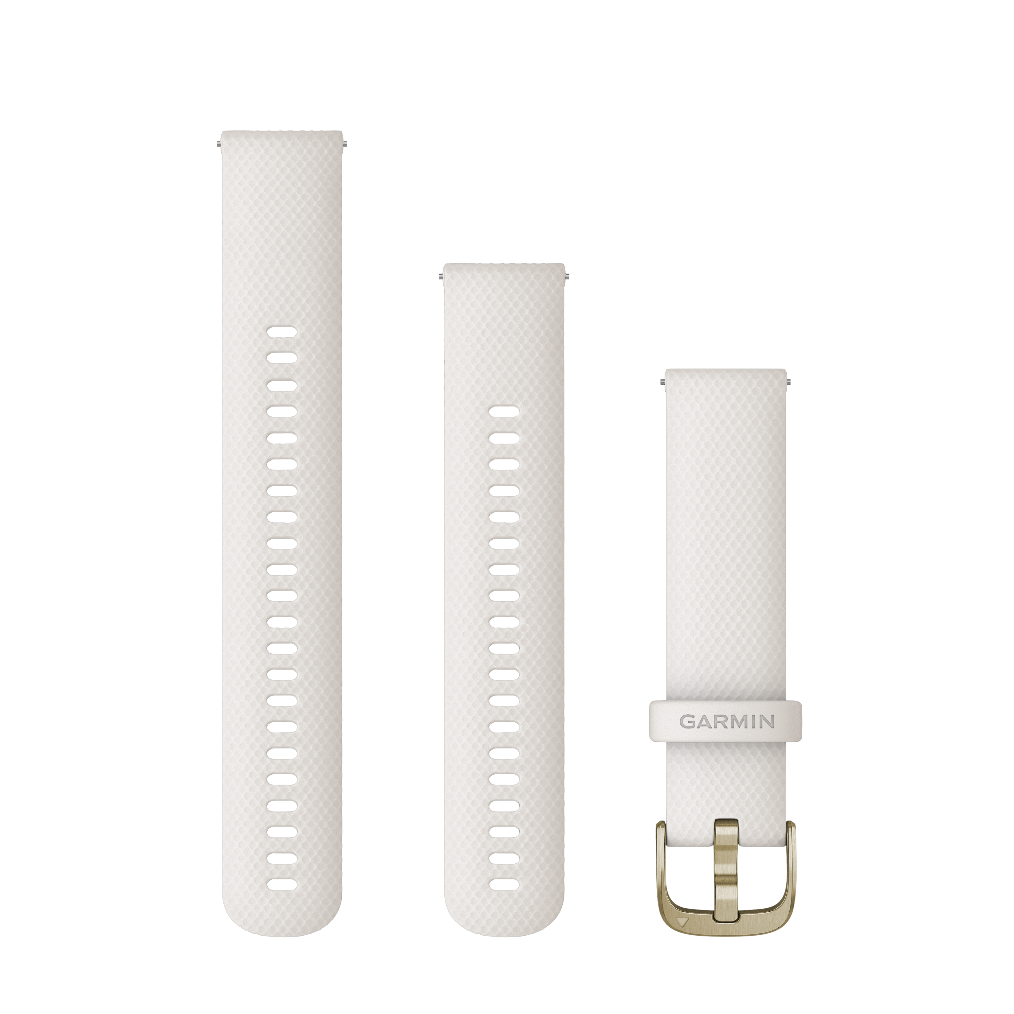 Schnellwechsel-Armband (20 mm) Silikon, Elfenbein