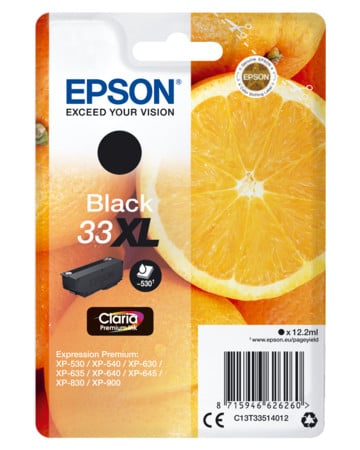 Tintenpatrone Epson C13T33514012 XL Orange black