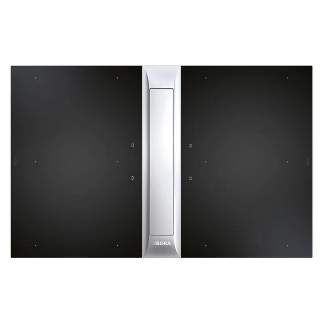 Professional 3.0 Pro Set Flächeninduktion Edelstahl (1 x PKAS3, 2 x PKFI3, 1 x EFS375, 1 x EFV) Induktionskochfeld mit Dunstabzug