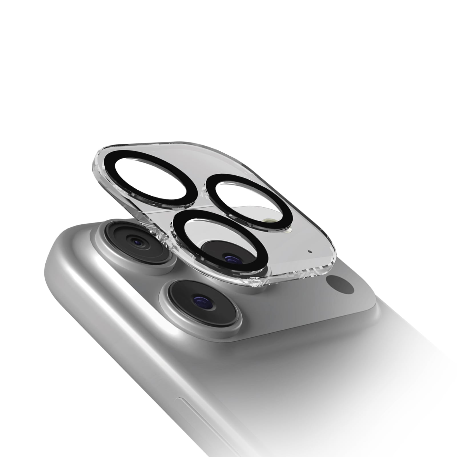 Kameraglas für iPhone 17 Pro, mit D3O-Material, Schwarz