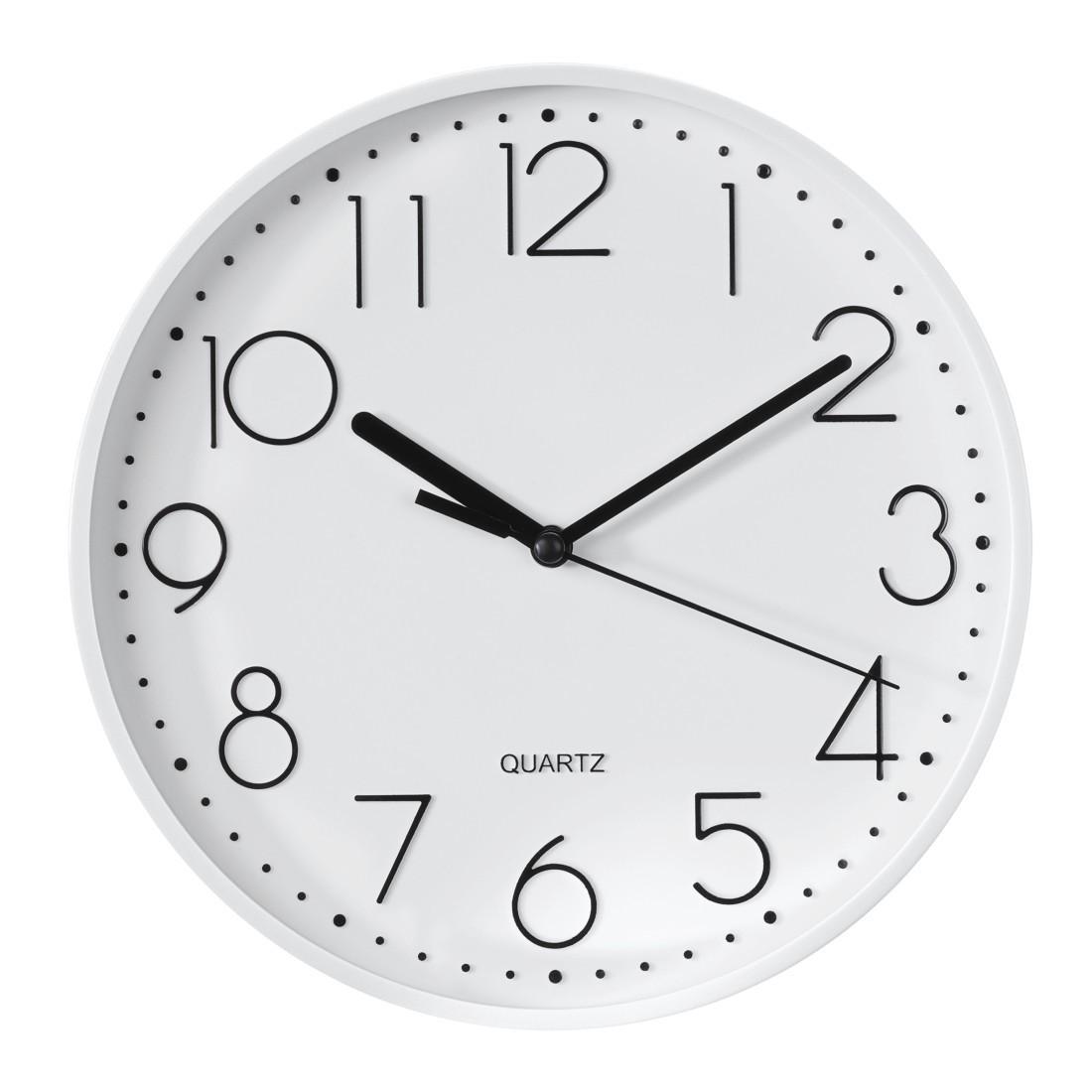 Wanduhr "PG-220", geräuscharm, Weiß (00186387)